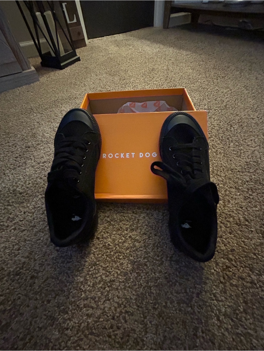 Rocket Dog Women’s Black Lace-Up Sneakers